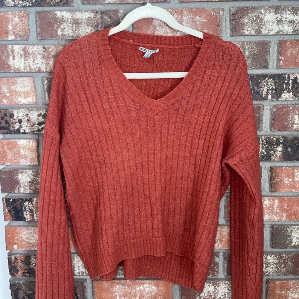Moral Fiber Women's V-Neck Sweater